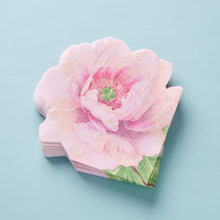 Load image into Gallery viewer, Design: by award-winning botanical watercolor artist, Karen Kluglein, these, beautiful die-cut paper linen napkins from Caspari will make a striking display on a table.
