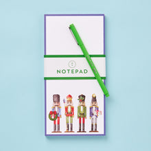 Load image into Gallery viewer, The Nutcracker Notepad and green LePen add a festive flair for getting organized with grocery, shopping and to-do lists.