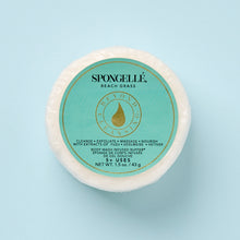 Load image into Gallery viewer, The Spongelle body wash, infused buffer cleanses, exfoliates, massages, and nourishes skin, all with the delightful scent of the beach in a small, convenient travel size. Accepted on all airlines, nothing to spill, nothing to break, and everything you need for soft and youthful skin. Smells like invigorating walks along the shoreline!