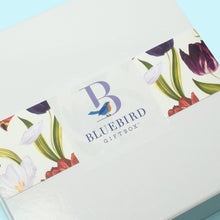 Load image into Gallery viewer, This lovely Happy Flowers Bluebird shares bright and happy little extravagances for your loved one to enjoy throughout their day.