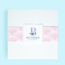 Load image into Gallery viewer, Share the good news of the new arrival to your family with the celebratory It’s a Girl! Bluebird.