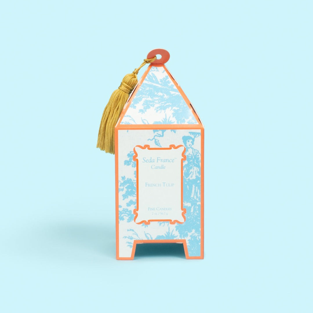 Seda France Japanese Quince Candle Gifts for Women Bluebird Giftbox