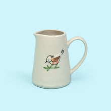 Load image into Gallery viewer, With so many uses, this sweet little stoneware creamer brightens up any space and is a perfect little window flower vase.