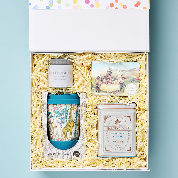 With the charming travel mug and unique treats in our Always Time for Tea Bluebird Giftbox, your favorite woman can take their tea party on the go, ready for any adventure!