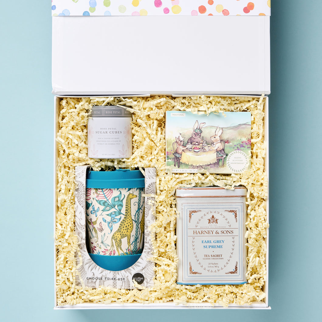With the charming travel mug and unique treats in our Always Time for Tea Bluebird Giftbox, your favorite woman can take their tea party on the go, ready for any adventure!
