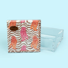 Load image into Gallery viewer, Caspari Tiger Cocktail Napkins and Acrylic Holder
