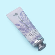 Load image into Gallery viewer, Pre de Provence Lavender hand cream, created in southern France, protects and moisturizes skin with 20% shea butter.

